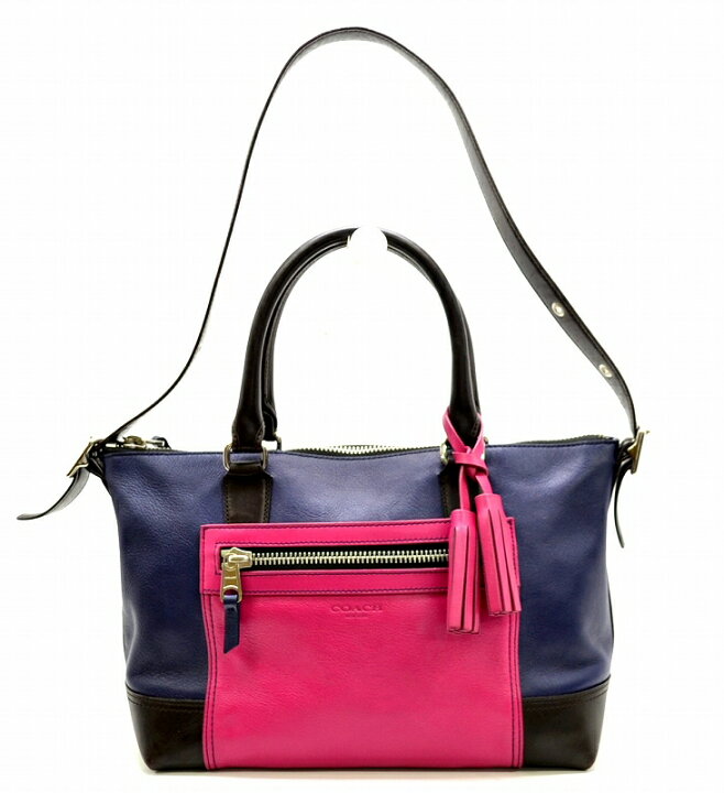 楽天市場】【バッグ】COACH コーチ レガシー カラーブロック レザー 