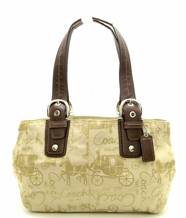 楽天市場】【中古】【バッグ】COACH コーチ ソーホー プリーテッド 