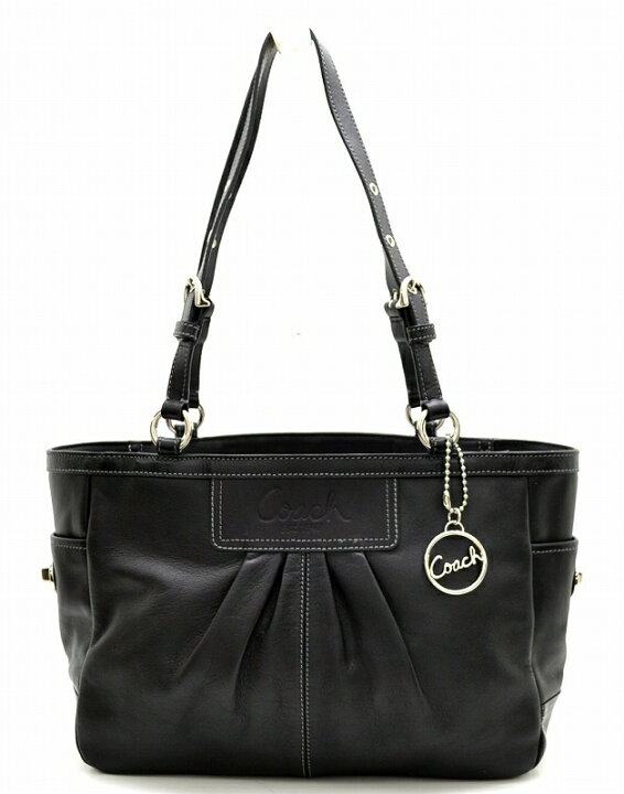 楽天市場】【中古】【バッグ】COACH コーチ レザー プリーテッド 