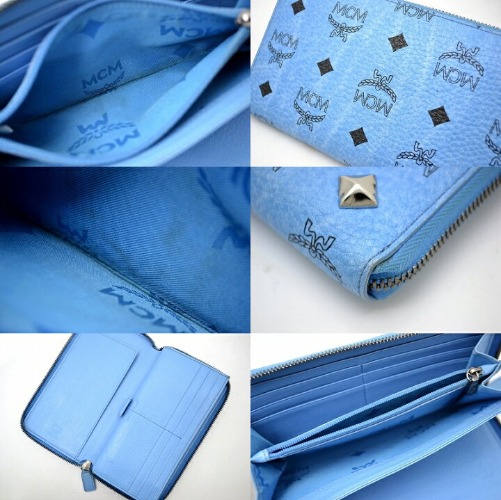 楽天市場】【中古】【財布】MCM エムシーエム ロゴグラム スタッズ 