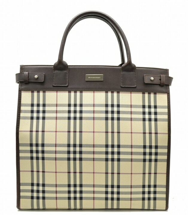 楽天市場】【中古】【バッグ】BURBERRY バーバリー ノバチェック 