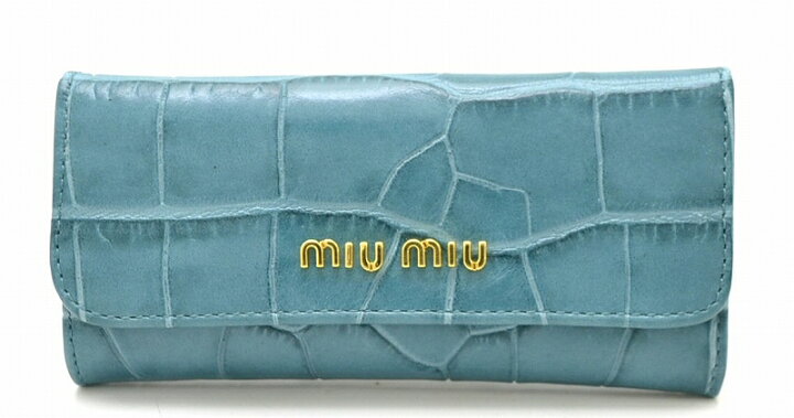 楽天市場】【新品未使用品】Miu Miu ミュウ ミュウ 6連 キーケース 型 