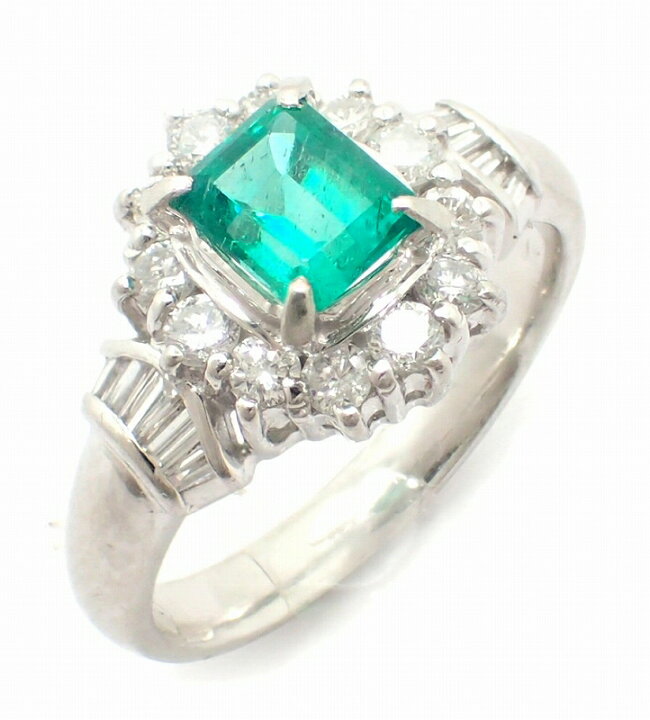 楽天市場】【中古】【ジュエリー】Pt900 プラチナ エメラルド  