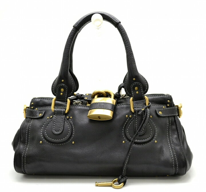 楽天市場】【中古】【バッグ】Chloe クロエ パディントン ハンドバッグ 