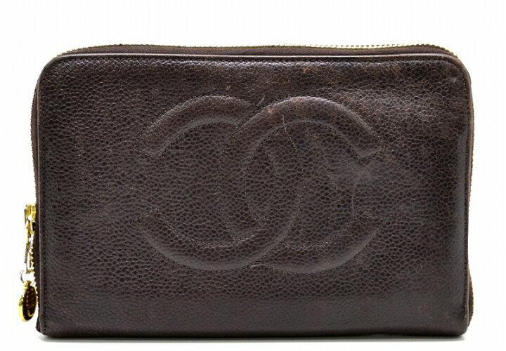 楽天市場】【中古】【財布】CHANEL シャネル キャビアスキン ラウンド  