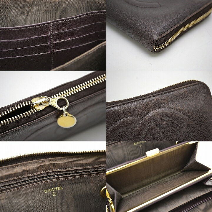 楽天市場】【中古】【財布】CHANEL シャネル キャビアスキン ラウンド  