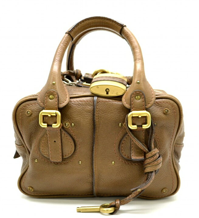 楽天市場】【中古】【バッグ】Chloe クロエ ミニパディントン レザー 