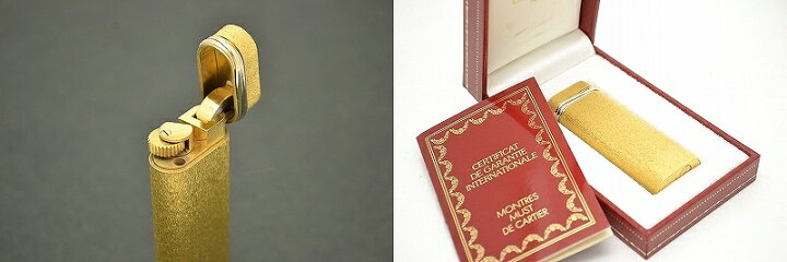 楽天市場】【中古】Cartier カルティエ トリニティ ガスライター 