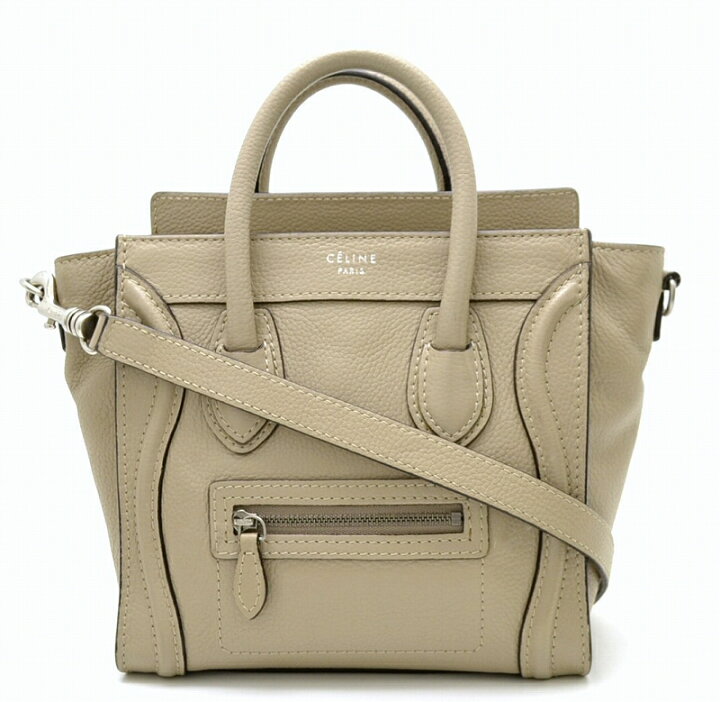 楽天市場】【中古】【バッグ】CELINE セリーヌ ラゲージ ナノ  