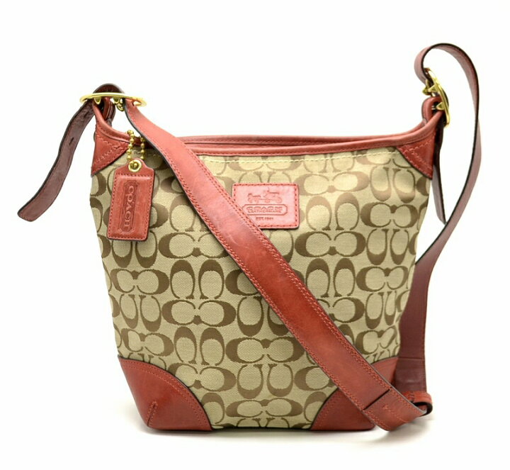 楽天市場】【中古】【バッグ】COACH コーチ ブリーカー シグネチャー 