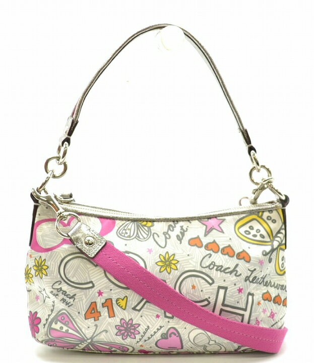 楽天市場】【バッグ】COACH コーチ バンダナ グラフィティ 2WAY 