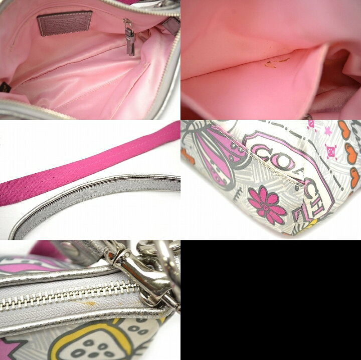 楽天市場】【バッグ】COACH コーチ バンダナ グラフィティ 2WAY 