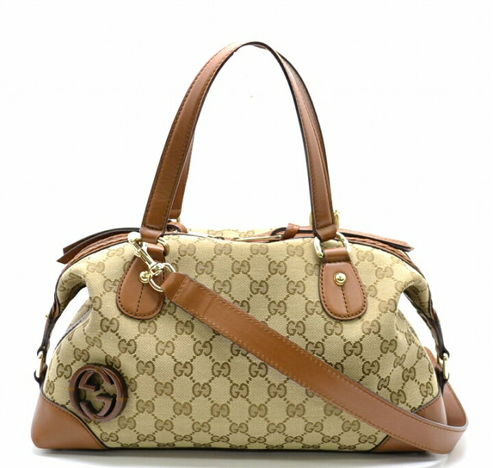 楽天市場】【バッグ】GUCCI グッチ GGキャンバス インターロッキング 