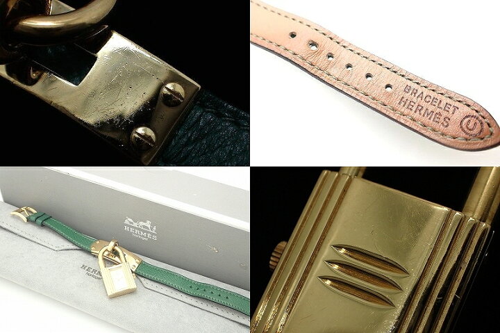 入手困難 稼働品 美品】エルメス ケリーウォッチ ゴールド 腕時計 純正 