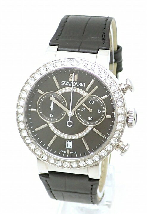 楽天市場】【中古】【ウォッチ】SWAROVSKI スワロフスキー クロノ  