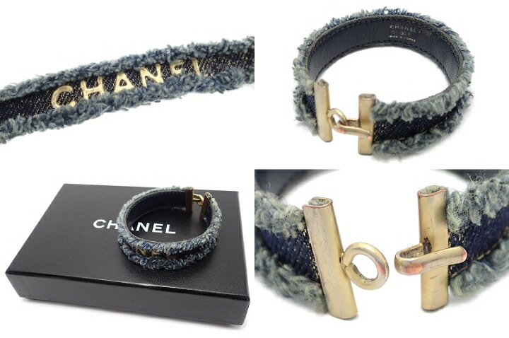楽天市場】【中古】【ジュエリー】CHANEL シャネル ロゴ デニム 