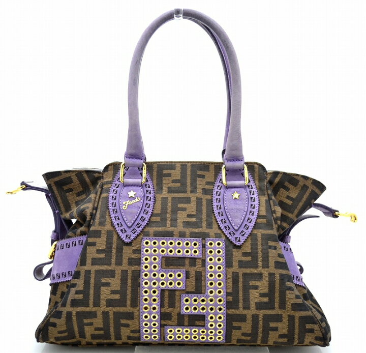 楽天市場】【中古】【バッグ】FENDI フェンディ ズッカ柄 ドゥ 