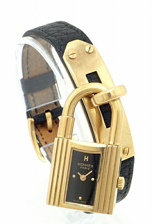 楽天市場】【ウォッチ】HERMES エルメス ケリーウォッチ ブラック文字  