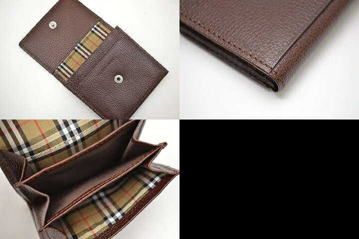 楽天市場】【新品未使用品】【財布】BURBERRY バーバリー レザー 