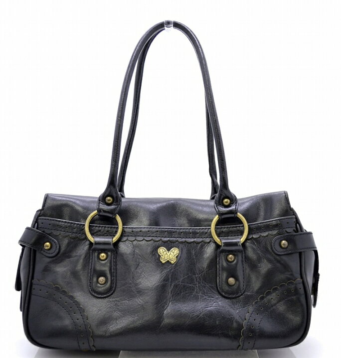 楽天市場】【中古】【バッグ】ANNA SUI アナ スイ レザー ハンドバッグ 