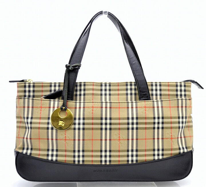 楽天市場】【中古】【バッグ】BURBERRY バーバリー ノバチェック 