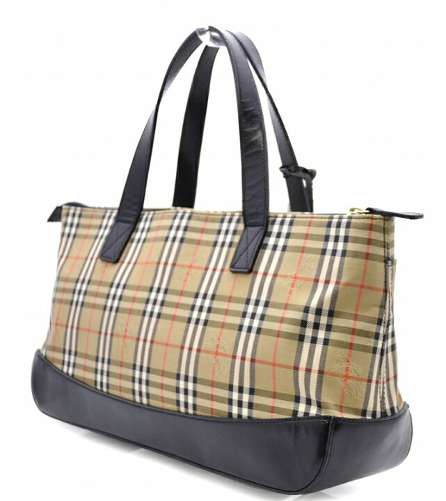 楽天市場】【中古】【バッグ】BURBERRY バーバリー ノバチェック 