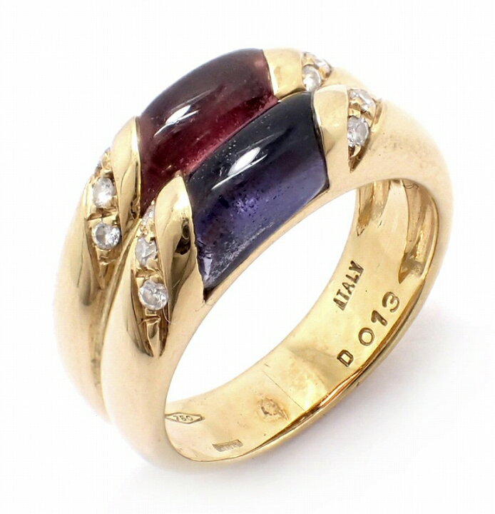 楽天市場】【中古】【ジュエリー】K18 ゴールド ファッションリング  