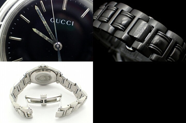 楽天市場】【中古】【ウォッチ】GUCCI グッチ ブラック文字盤 デイト 