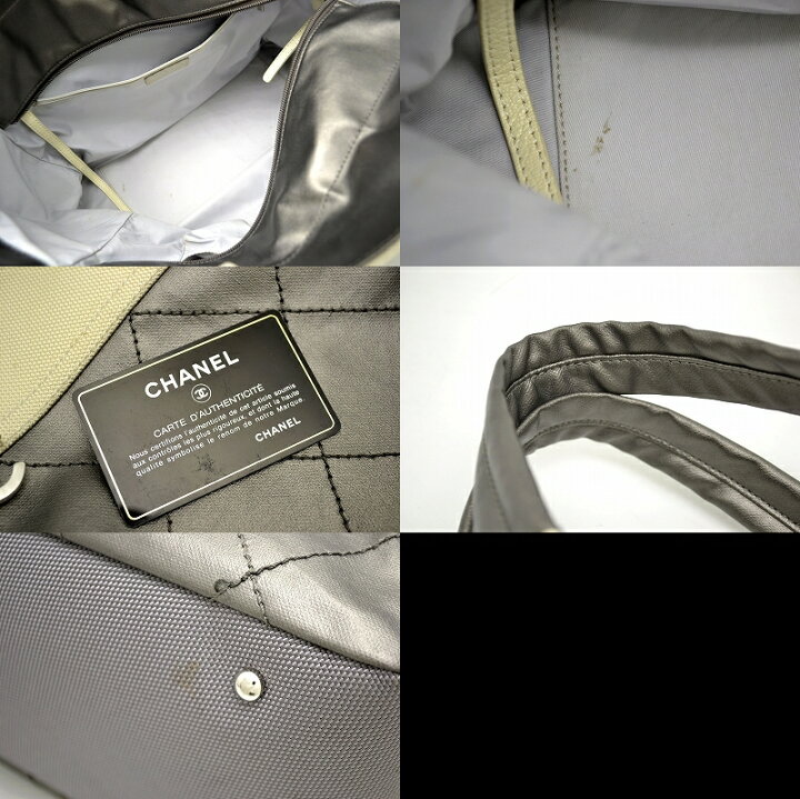 楽天市場】【バッグ】CHANEL シャネル パリビアリッツ トートMM トート 