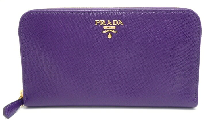 楽天市場】【中古】【財布】PRADA プラダ ラウンドファスナー 長財布  