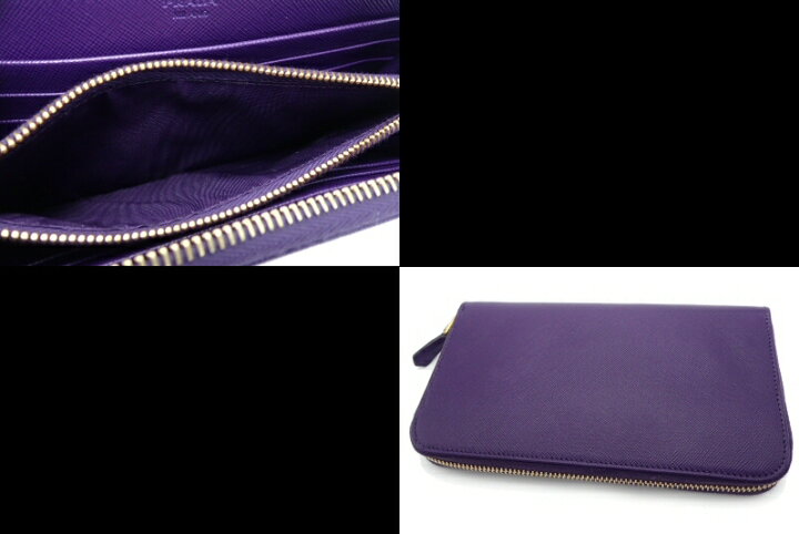 楽天市場】【中古】【財布】PRADA プラダ ラウンドファスナー 長財布 