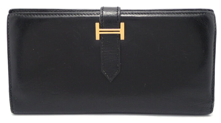 楽天市場】【中古】【財布】HERMES エルメス ベアン クラシック 2つ折 