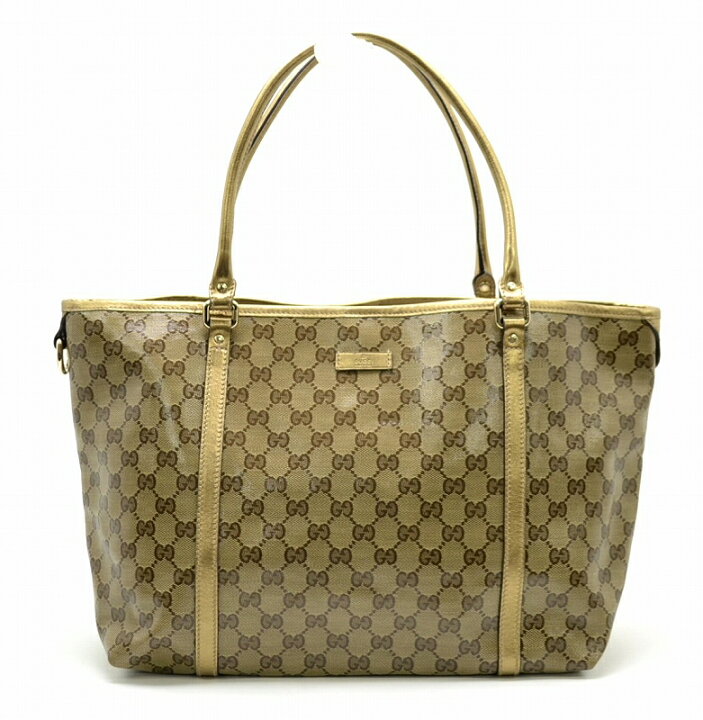 楽天市場】【中古】【バッグ】GUCCI グッチ GGクリスタル トートバッグ 