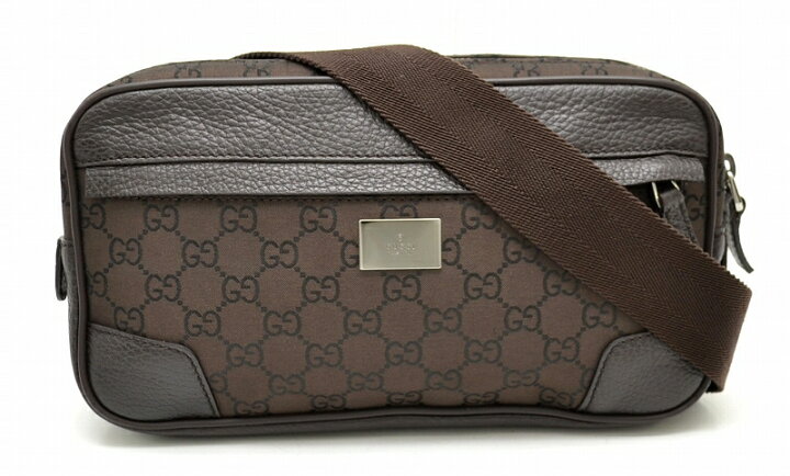 楽天市場】【中古】【バッグ】GUCCI グッチ GGキャンバス ウエスト 