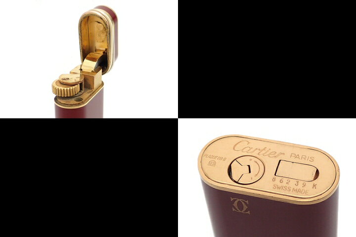 楽天市場】【中古】Cartier カルティエ トリニティ ガスライター 