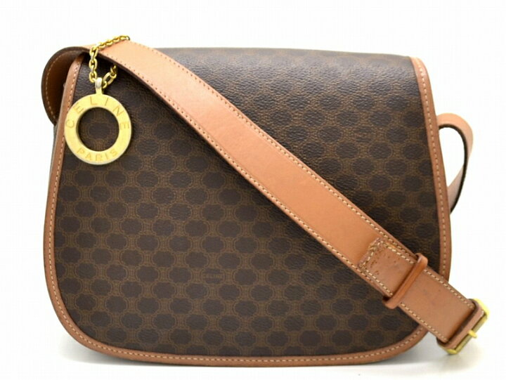 楽天市場】【中古】【バッグ】CELINE セリーヌ マカダム柄 ショルダー 