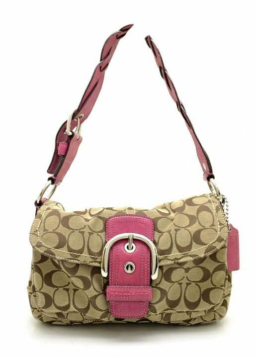 楽天市場】【中古】【バッグ】COACH コーチ シグネチャー ソーホー 