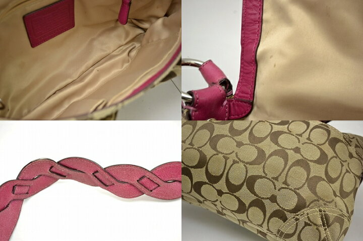 楽天市場】【中古】【バッグ】COACH コーチ シグネチャー ソーホー 