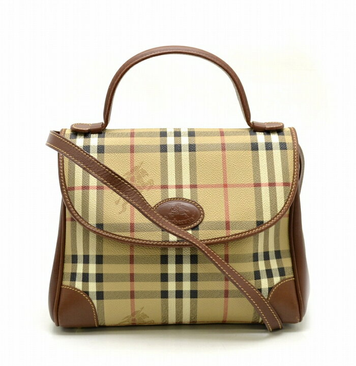 楽天市場】【中古】【バッグ】BURBERRY バーバリー ノバチェック 