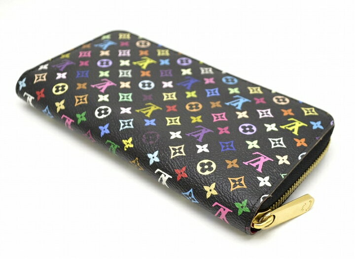 良品☆ヴィトン マルチカラー 【ジッピーウォレット】長財布☆オシャレ  