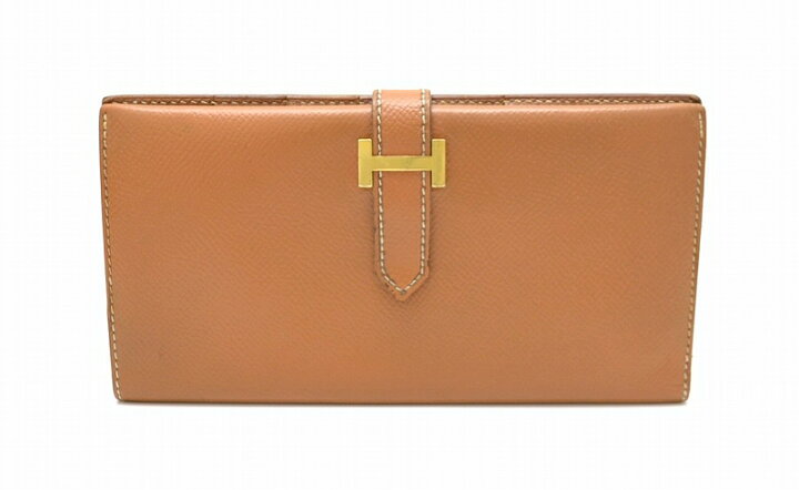 楽天市場】【中古】【財布】HERMES エルメス ベアン 2つ折 長財布 