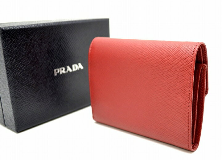 楽天市場】【新品未使用品】【財布】PRADA プラダ リボン モチーフ 3 