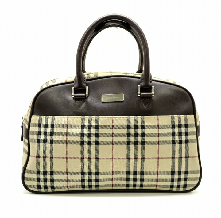 楽天市場】【中古】【バッグ】BURBERRY バーバリー ハンドバッグ  