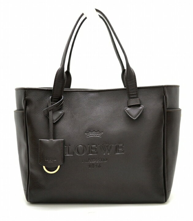 楽天市場】【中古】【バッグ】LOEWE ロエベ ヘリテージレザー トート  