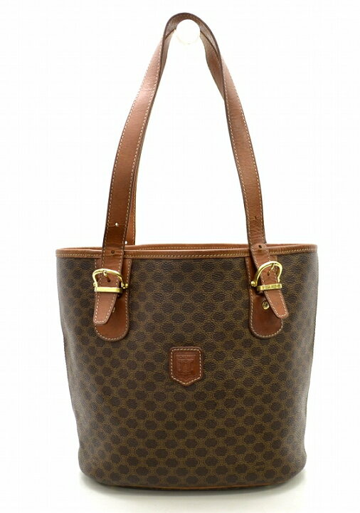 楽天市場】【中古】【バッグ】CELINE セリーヌ マカダム柄 ブラゾン柄  