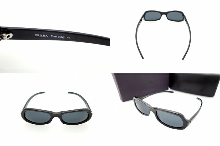 楽天市場】PRADA プラダ サングラス スモークレンズ 黒 ブラック  