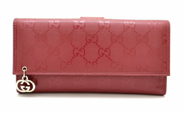 楽天市場】【財布】GUCCI グッチ インプリメ GG PVC 長財布 赤 レッド 