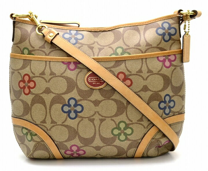楽天市場】【中古】【バッグ】COACH コーチ シグネチャー ショルダー 