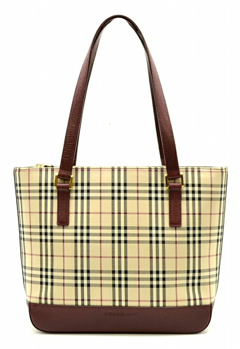 楽天市場】【中古】【バッグ】BURBERRY バーバリー ノバチェック 