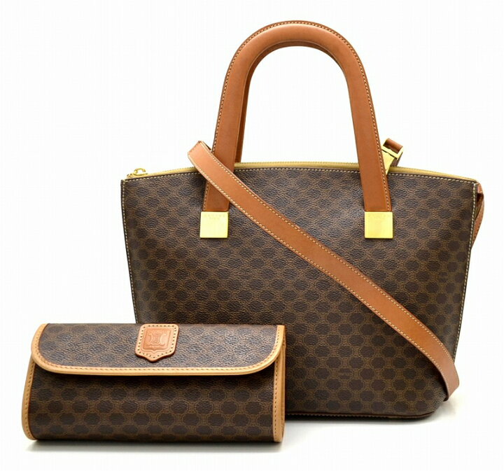 楽天市場】【中古】【バッグ】CELINE セリーヌ マカダム柄 2WAYバッグ  